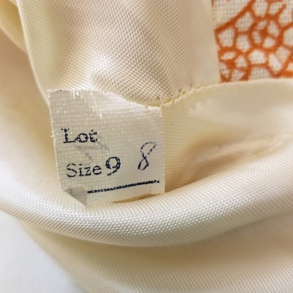 Vintage 1960s Floral Print Overcoat Coat Size 9 - Picture 4 of 7